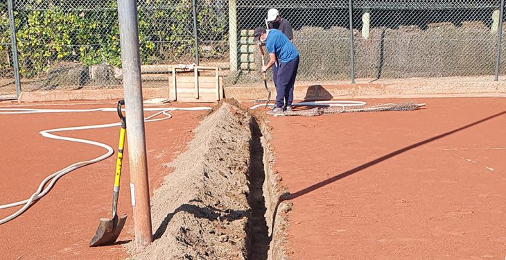 Galería de imágenes - Estado de las canchas de tenis