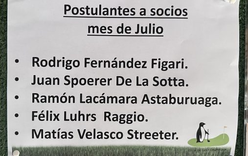 Nuevos socios