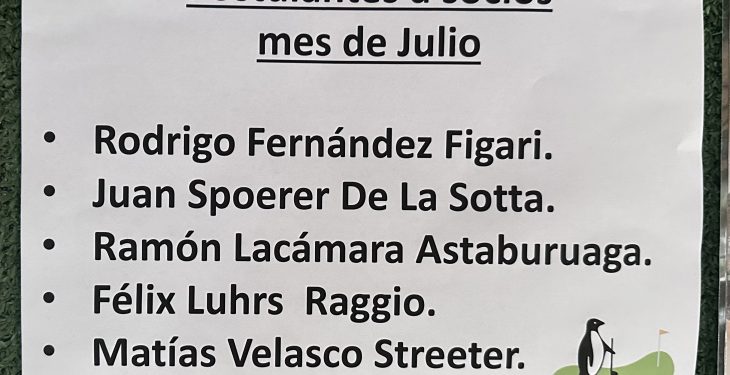 Galería de imágenes - Nuevos socios
